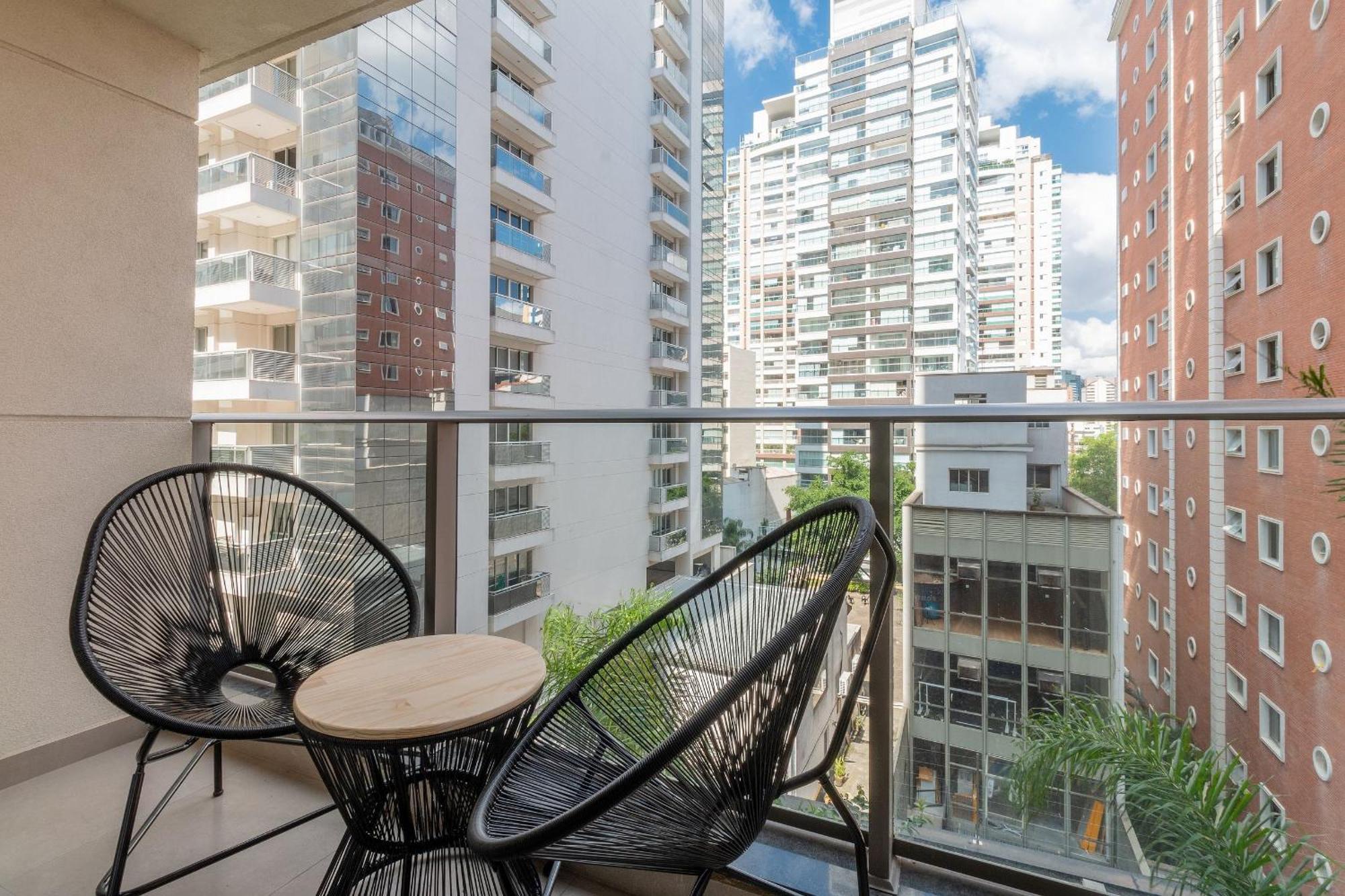 Belint Bela Cintra: A 5 Minutos Da Paulista Com Piscina No Rooftop 圣保罗 外观 照片