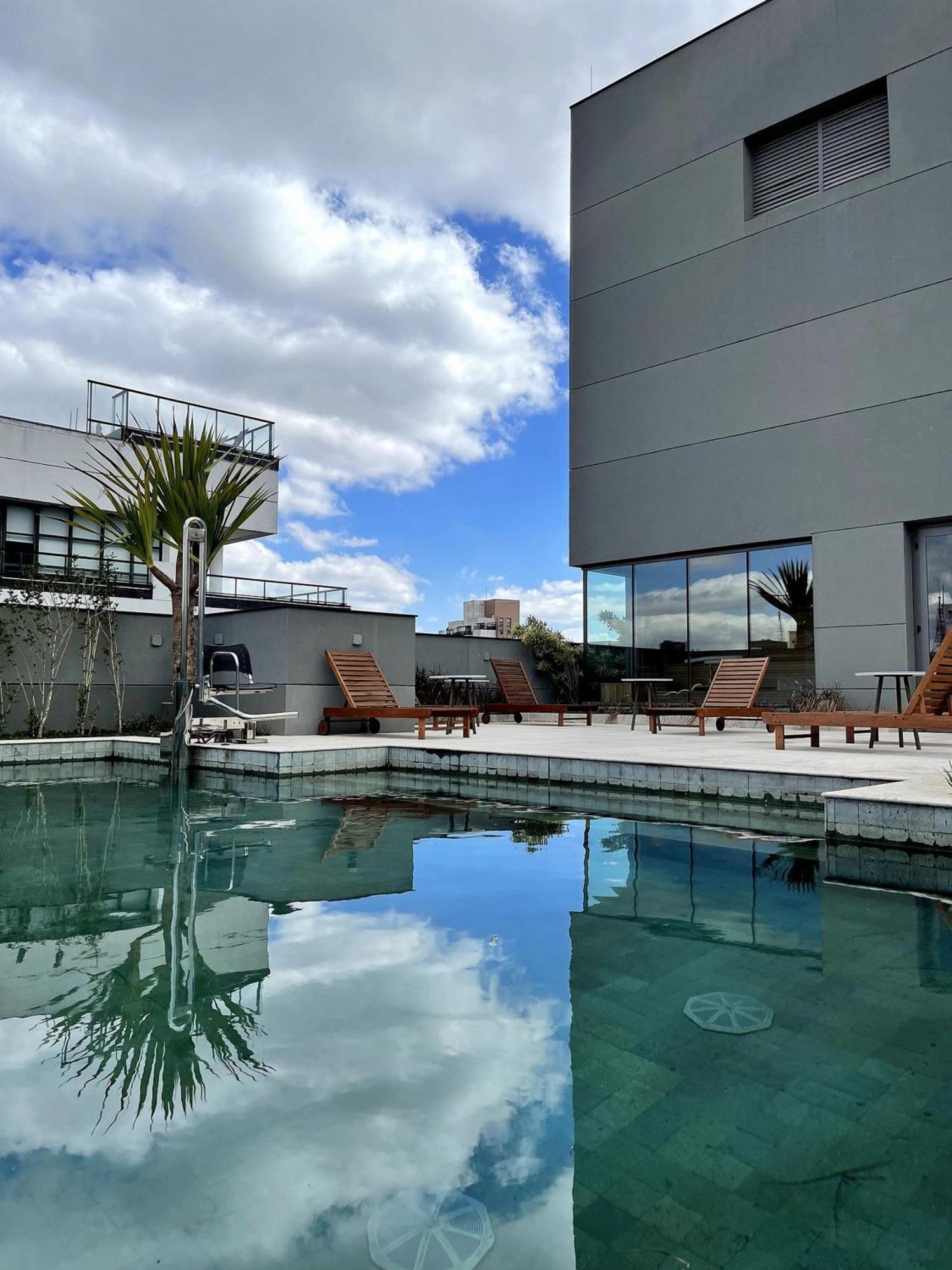 Belint Bela Cintra: A 5 Minutos Da Paulista Com Piscina No Rooftop 圣保罗 外观 照片