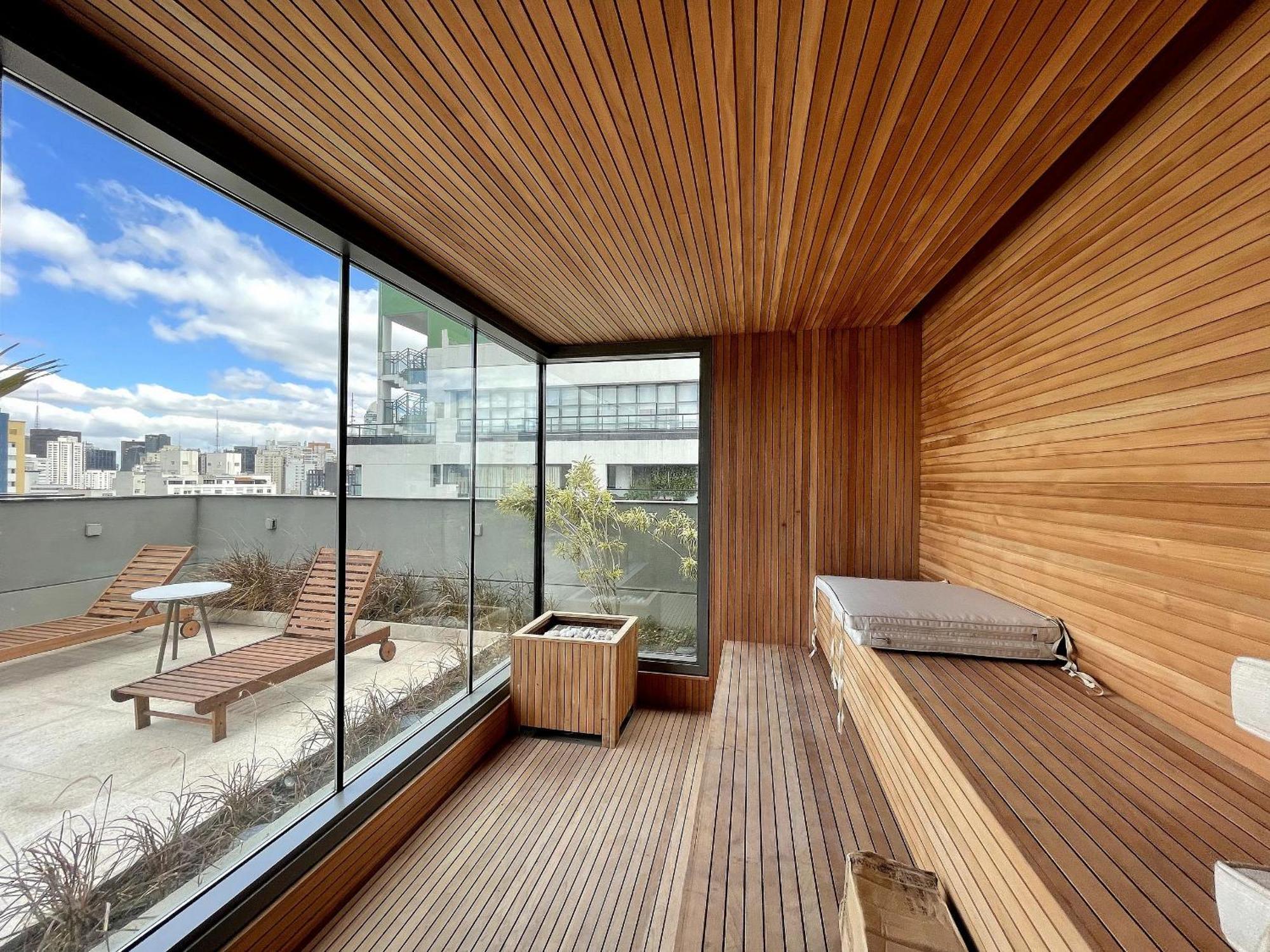 Belint Bela Cintra: A 5 Minutos Da Paulista Com Piscina No Rooftop 圣保罗 外观 照片