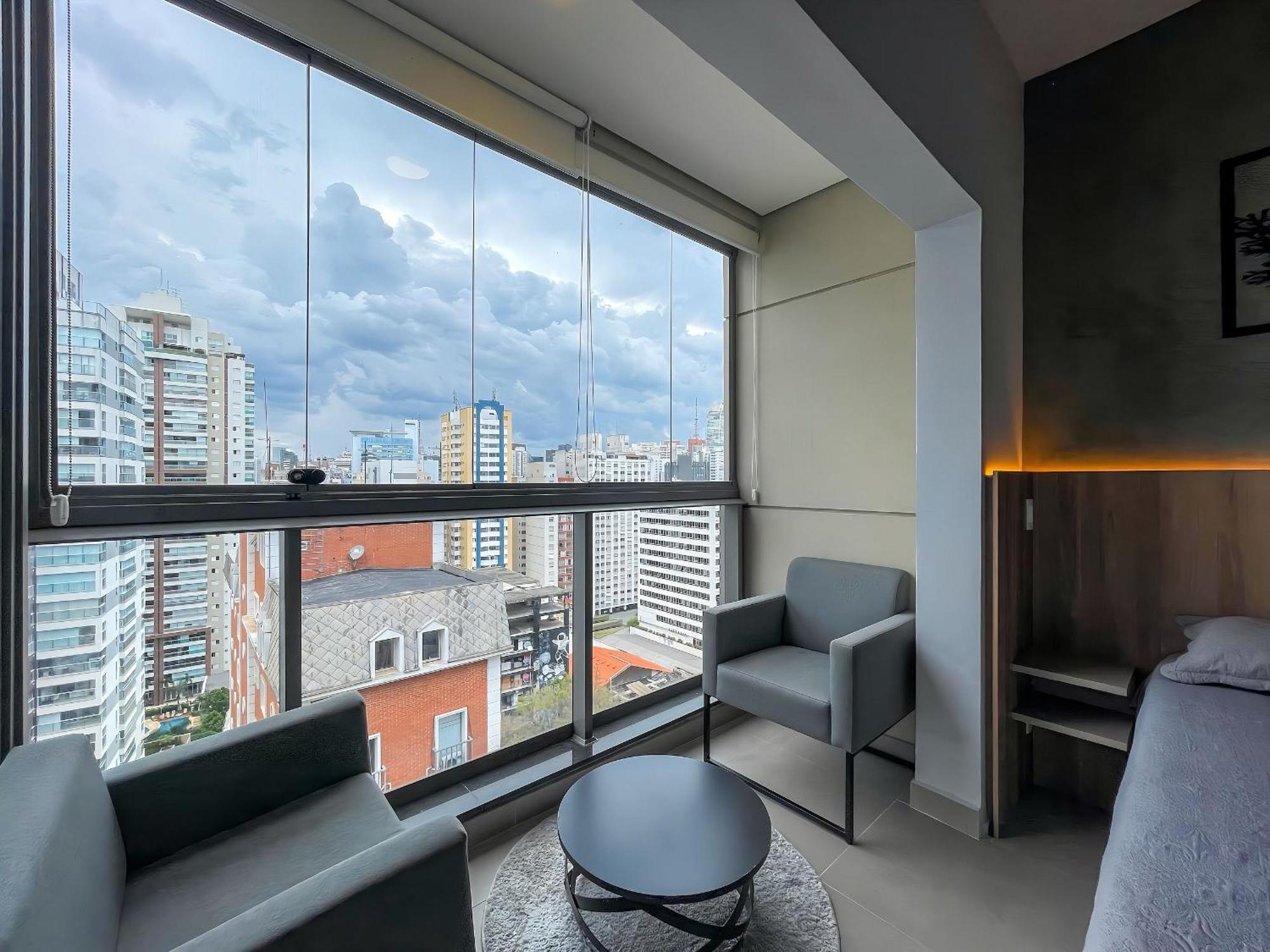 Belint Bela Cintra: A 5 Minutos Da Paulista Com Piscina No Rooftop 圣保罗 外观 照片
