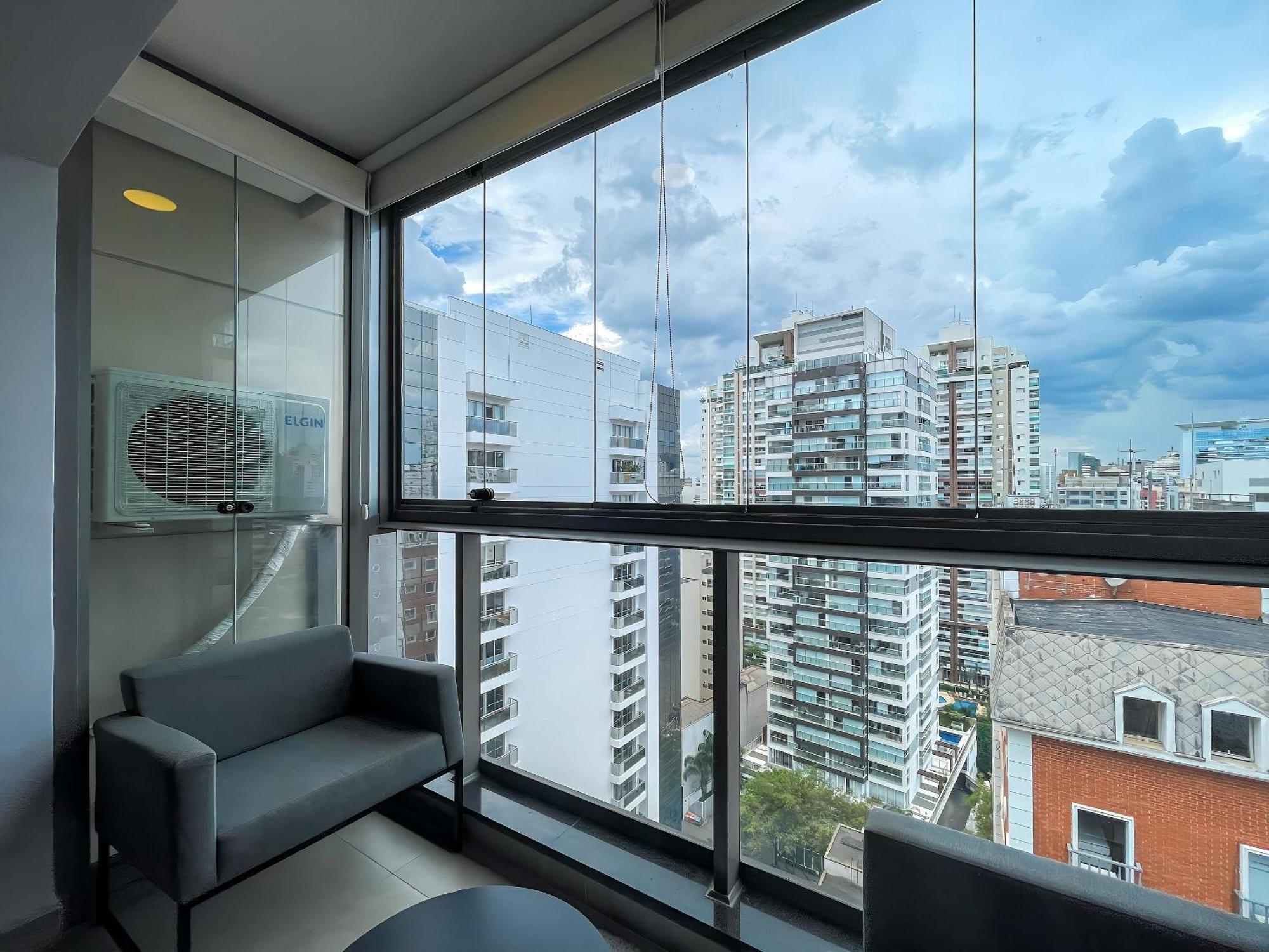 Belint Bela Cintra: A 5 Minutos Da Paulista Com Piscina No Rooftop 圣保罗 外观 照片